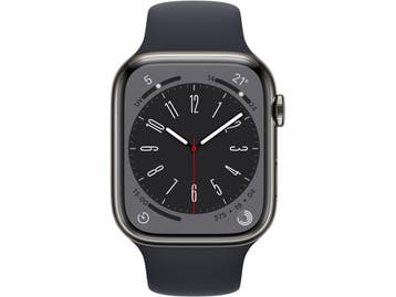 Apple Watch Series 8 - Smartwatch - GPS + Cellular - 45mm -, Sieraden, Tassen en Uiterlijk, Smartwatches, Verzenden, Zo goed als nieuw