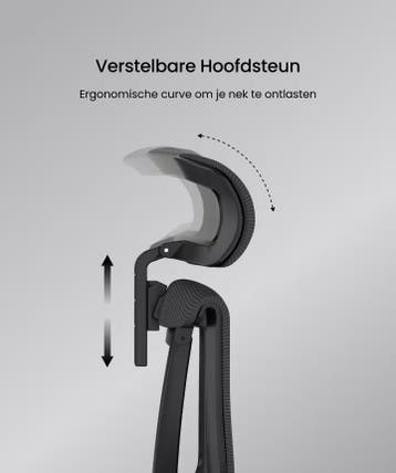 Ergonomische Bureaustoel -  Office Chair - Gamestoel - Volwa, Verzenden, Zo goed als nieuw