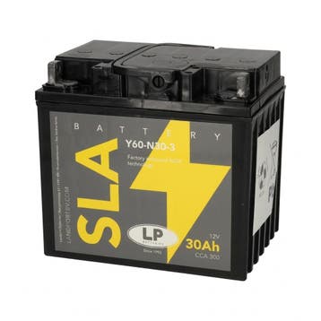 Landport (LP) SLA L60-N30-3 motor accu 12 volt 30 ah (53030, Ophalen of Verzenden, Nieuw
