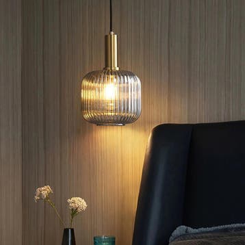 Glazen LED Hanglamp Retro Luxe – Design Pendellamp, Verzenden, Nieuw