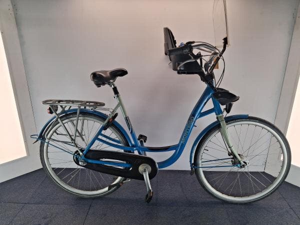 Veiling - Montego Liberty damesfiets 3 versnelling Blauw, Fietsen en Brommers, Fietsen | Dames | Moederfietsen