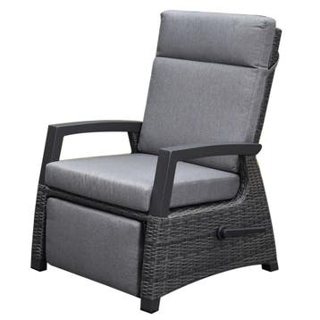 Dallas stoel bank dining loungeset verstelbaar 6 delig, Tuin en Terras, Ophalen of Verzenden, Nieuw, Wicker