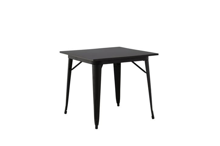 Eettafel - Lara - 80x80 cm - Zwart - Jörn, Huis en Inrichting, Tafels | Eettafels, Verzenden