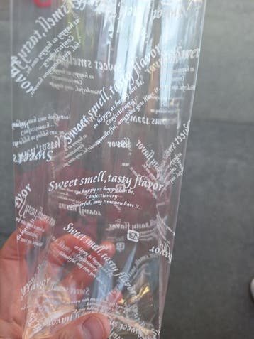 10 bodemzakjes  Sweet smell, tasy flavor (Cellofaanzakjes), Ophalen of Verzenden, Nieuw, Cadeauzakje