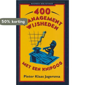 400 managementwijsheden met een knipoog / Business, Boeken, Verzenden, Zo goed als nieuw, P.K. Jagersma