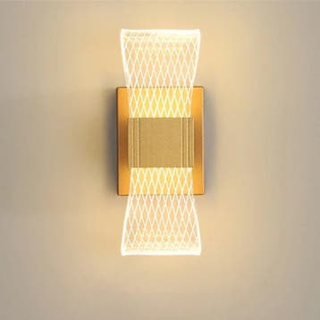 Nordic luxe LED wandlamp aluminium modern, Verzenden, Nieuw