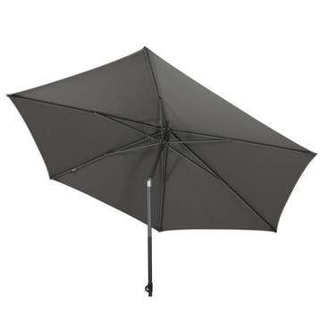 4 Seasons Outdoor Parasol Oasis Ø250 cm - donker grijs, Tuin en Terras, Partytenten, Verzenden, Nieuw