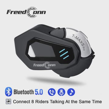FreedConn T-MAXS Pro Motorhelm Headset: Bluetooth Intercom,, Verzenden, Nieuw