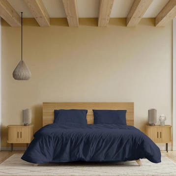 Online veiling: Fresh Dekbedovertrek, Lits Jumeaux, Indigo, Nieuw