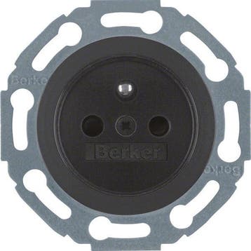 Hager Berker Wandstopcontact 1930/glas (WCD, Verzenden, Nieuw, Overige typen