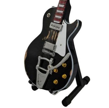 Miniatuur replica Gibson Les Paul gitaar - Neil Young, Ophalen of Verzenden, Nieuw, Pop, Beeldje of Miniatuur