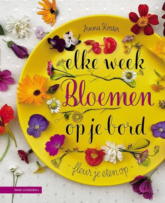 Boek Elke week bloemen op je bord 9789050119139, Boeken, Overige Boeken, Zo goed als nieuw, Verzenden