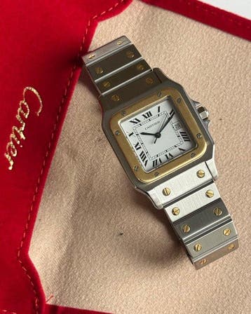 Cartier - Santos Carree - Zonder minimumprijs - 2961 - Heren, Nieuw