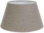 2dekans | Light & Living - Lampenkap DARK LINEN - 25x18x14cm, Ophalen of Verzenden, Zo goed als nieuw, Grijs