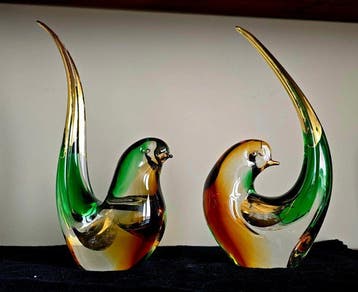Murano - Attr. Rubelli di Vetri d’Arte - 30 cm - sculptuur,