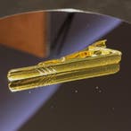 No-Fade Goud Stijl Originele Vintage Tie Clip, Verzenden, Nieuw