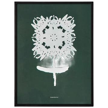 House Doctor Wall Art, Hdtale, Dark Green, White -, Groen, Ophalen of Verzenden, Glas, Scandinavisch