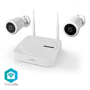 Camerabeveiliging 2x camera - App op telefoon - HDD sleuf, Ophalen of Verzenden, Nieuw