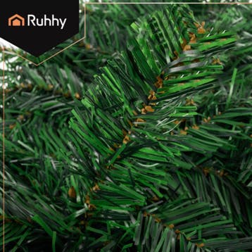 Ruhhy kerstguirlande 270 cm – volle groene kerstslinger m., Diversen, Ophalen of Verzenden, Nieuw