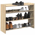 vidaXL Schoenenrek 80x25x62 cm bewerkt hout sonoma, Verzenden, Nieuw
