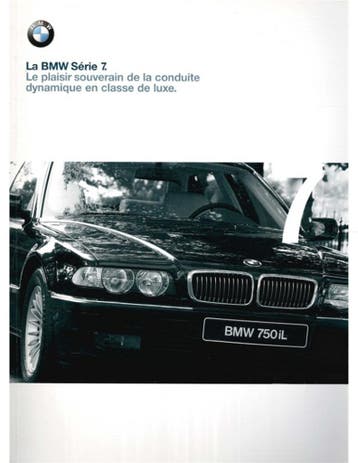 1999 BMW 7 SERIE BROCHURE FRANS, Nieuw, BMW, Author