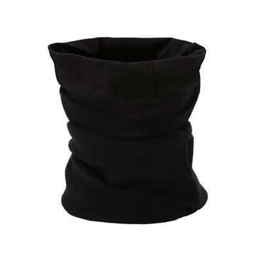 Nekwarmer microvezel + fleece - Zwart, Verzenden, Nieuw