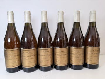 1997 Chateau Vannières blanc - Bandol - 6 Flessen (0.75, Nieuw
