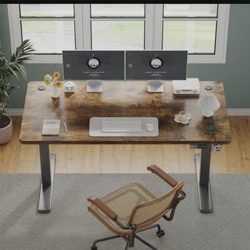Elektrisch In hoogte Verstelbaar Bureau 120x60 cm met USB-po, Huis en Inrichting, Verzenden, Nieuw