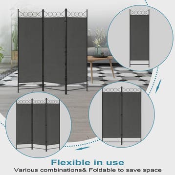 Vrijstaande Kamerverdeler en Privacy Scherm - 3 Panelen voor, Huis en Inrichting, Verzenden, Nieuw