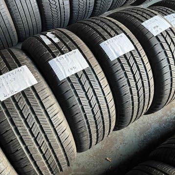 4 x Goodyear 255-55-18 Zomerbanden 8mm, 18 inch, Gebruikt, 255 mm, Ophalen of Verzenden