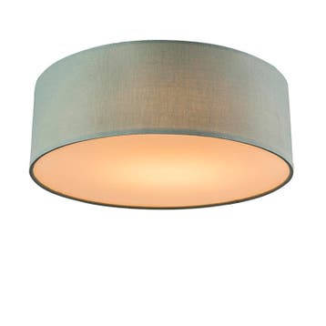 Plafondlamp groen 30 cm incl. LED - Drum LED, Verzenden, Nieuw