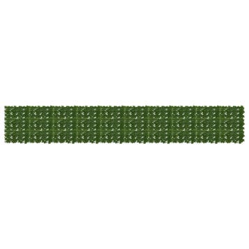 vidaXL Balkonscherm met bladeren Groen 500 x 75 cm, Verzenden, Nieuw