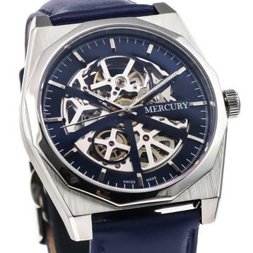 Mercury - Skeleton Automatic Swiss Watch - MEA488SK-SL-9 -, Nieuw