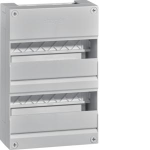 Hager Vision - Lege groepenkast - 2 x 12 modulen - VKG22Z, Ophalen of Verzenden, Nieuw, Groepenkast