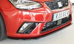 Voorspoiler Seat Ibiza (FR) KJ 2017-... Zwart Glans Rieger, Ophalen of Verzenden, Nieuw