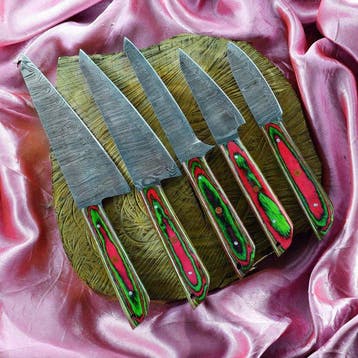 Keukenmes - 600 - Staal, Hout - Azië - Keukenmessenset, Antiek en Kunst
