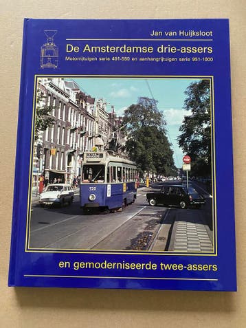 Amsterdamse Stadstrams - De Drie-Assers - NIEUW, Verzamelen, Spoorwegen en Tramwegen, Ophalen of Verzenden, Zo goed als nieuw