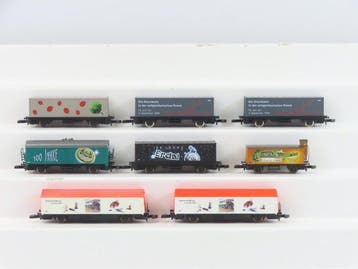 Märklin Z - 98027/86172 - Modeltrein goederenwagon (6) - 8x, Nieuw