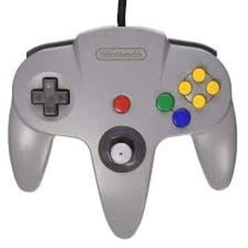 Nintendo 64 Controller Grijs Origineel (N64 Accessoires), Spelcomputers en Games, Spelcomputers | Nintendo 64, Ophalen of Verzenden