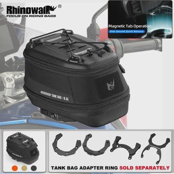 Rhinowalk Waterdichte Magnetische Motor Tanktas met Snelle O, Verzenden, Nieuw