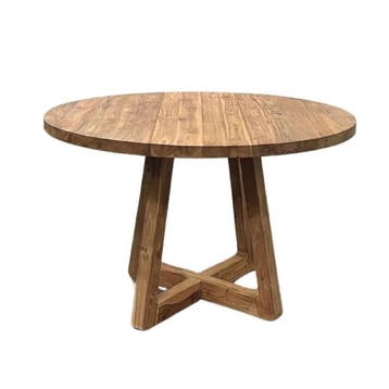 Stel uw ronde tafel samen -  120 cm Houten W-pootTafelbladen, Ophalen of Verzenden, Nieuw
