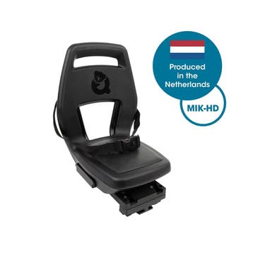 Qibbel achterzitje Qibbel  Junior 6+ MIK-HD zwart, Verzenden, Nieuw