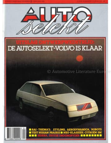 1983 AUTO SELEKT MAGAZINE 02 NEDERLANDS, Boeken, Auto's | Folders en Tijdschriften, Nieuw, Author
