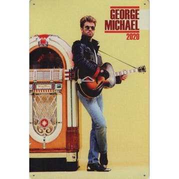 Wandbord -  George Michael 2020, Ophalen of Verzenden, Nieuw