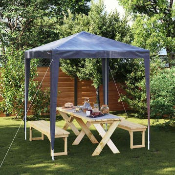 vidaXL Partytent 2x2 m blauw, Verzenden, Nieuw, Partytent