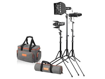 Godox S30 - Focusing LED Light Kit - 3 lampen met barndoors, Verzenden, Nieuw