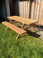 Picknicktafel Douglas meerdere lengtes NIEUW, Ophalen of Verzenden, Nieuw, Rechthoekig, Hout