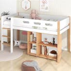 Kinderhoogbed 90x200 cm – Met Trap en Opbergruimte, Verzenden, Nieuw