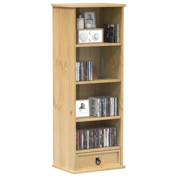 vidaXL Cd-kast Corona 40x30x110 cm massief grenenhout, Huis en Inrichting, Minder dan 50 cm, Verzenden, 100 tot 150 cm, Nieuw