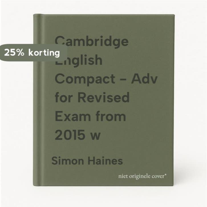 Cambridge English Compact - Adv for Revised Exam from 2015 w, Boeken, Taal | Engels, Gelezen, Verzenden